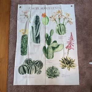 Cacti succulent tapestry